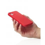 Силиконовый чехол SOFT Silicone Case для iPhone 12 (без лого) красный