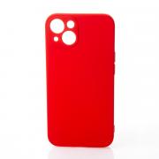 Силиконовый чехол SOFT Silicone Case для iPhone 13 (без лого) красный