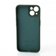 Силиконовый чехол SOFT Silicone Case для iPhone 13 (без лого) темно-зеленый