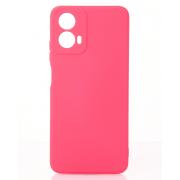 Силиконовый чехол SOFT Silicone Case для Motorola G34 (без лого) малиновый