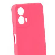 Силиконовый чехол SOFT Silicone Case для Motorola G34 (без лого) малиновый