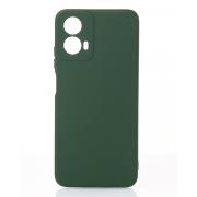 Силиконовый чехол SOFT Silicone Case для Motorola G34 (без лого) темно-зеленый