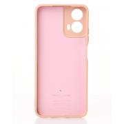 Силиконовый чехол SOFT Silicone Case для Motorola G34 (без лого) пудра