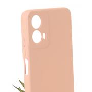 Силиконовый чехол SOFT Silicone Case для Motorola G34 (без лого) пудра