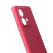 Силиконовый чехол SOFT Silicone Case для Motorola Edge 40 Neo (без лого) малиновый