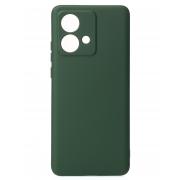 Силиконовый чехол SOFT Silicone Case для Motorola Edge 40 Neo (без лого) темно-зеленый