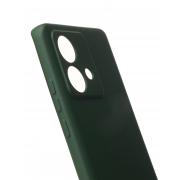 Силиконовый чехол SOFT Silicone Case для Motorola Edge 40 Neo (без лого) темно-зеленый