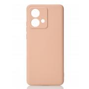 Силиконовый чехол SOFT Silicone Case для Motorola Edge 40 Neo (без лого) пудра