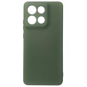 Силиконовый чехол SOFT Silicone Case для Motorola G86 (без лого) темно-зеленый