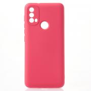 Силиконовый чехол SOFT Silicone Case для Motorola E40 (без лого) малиновый