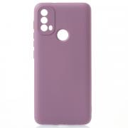 Силиконовый чехол SOFT Silicone Case для Motorola E40 (без лого) лаванда