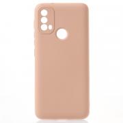 Силиконовый чехол SOFT Silicone Case для Motorola E40 (без лого) пудра