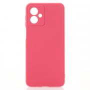 Силиконовый чехол SOFT Silicone Case для Motorola G14 (без лого) малиновый