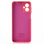 Силиконовый чехол SOFT Silicone Case для Motorola G14 (без лого) малиновый