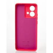 Силиконовый чехол SOFT Silicone Case для Motorola Edge 40 Neo (без лого) малиновый