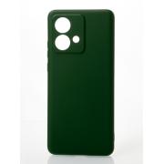 Силиконовый чехол SOFT Silicone Case для Motorola Edge 40 Neo (без лого) темно-зеленый