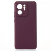 Силиконовый чехол SOFT Silicone Case для Motorola Edge 40 (без лого) бордовый