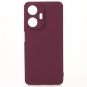 Силиконовый чехол SOFT Silicone Case для Realme C55 (без лого) бордовый