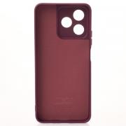 Силиконовый чехол SOFT Silicone Case для Realme C53 (без лого) бордовый