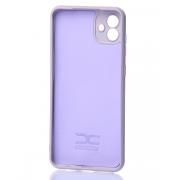 Силиконовый чехол SOFT Silicone Case для Samsung A04 (без лого) глициния