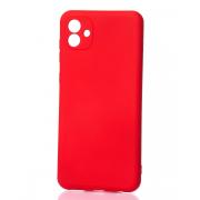 Силиконовый чехол SOFT Silicone Case для Samsung A04 (без лого) красный