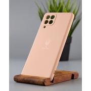 Силиконовый чехол SOFT Silicone Case для Samsung M53 5G (ТРИЗУБ) пудра