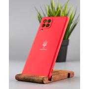 Силиконовый чехол SOFT Silicone Case для Samsung M53 5G (ТРИЗУБ) красный