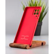 Силиконовый чехол SOFT Silicone Case для Samsung M53 5G (ТРИЗУБ) красный