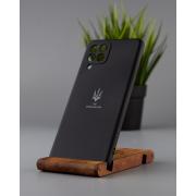 Силиконовый чехол SOFT Silicone Case для Samsung M53 5G (ТРИЗУБ) черный