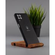 Силиконовый чехол SOFT Silicone Case для Samsung M53 5G (ТРИЗУБ) черный