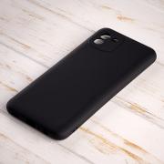 Силиконовый чехол SOFT Silicone Case для Samsung A03 (без лого) черный