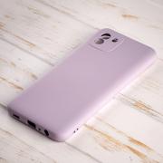Силиконовый чехол SOFT Silicone Case для Samsung A03 (без лого) глициния