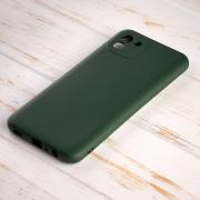 Силиконовый чехол SOFT Silicone Case для Samsung A03 (без лого) темно-зеленый