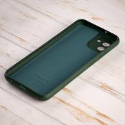 Силиконовый чехол SOFT Silicone Case для Samsung A03 (без лого) темно-зеленый