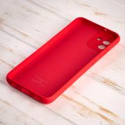 Силиконовый чехол SOFT Silicone Case для Samsung A03 (без лого) красный