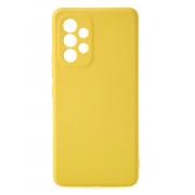 Силиконовый чехол SOFT Silicone Case для Samsung A33 5G (без лого) лимонный