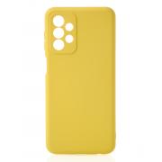 Силиконовый чехол SOFT Silicone Case для Samsung A23 (без лого) лимонный