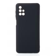 Силиконовый чехол SOFT Silicone Case для Samsung M51 (без лого) черный