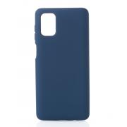 Силиконовый чехол SOFT Silicone Case для Samsung M51 (без лого) темно-синий
