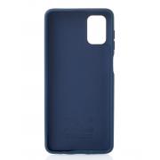 Силиконовый чехол SOFT Silicone Case для Samsung M51 (без лого) темно-синий