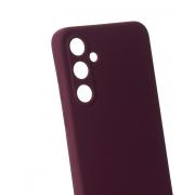 Силиконовый чехол SOFT Silicone Case для Samsung A35 (без лого) бордовый