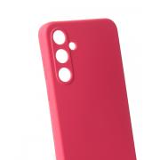 Силиконовый чехол SOFT Silicone Case для Samsung A35 (без лого) малиновый