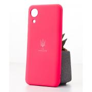 Силиконовый чехол SOFT Silicone Case для Samsung A03 Core (ТРИЗУБ) малиновый