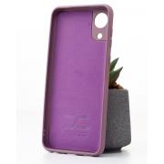 Силиконовый чехол SOFT Silicone Case для Samsung A03 Core (ТРИЗУБ) лаванда