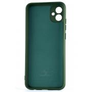 Силиконовый чехол SOFT Silicone Case для Samsung A04e (без лого) темно-зеленый