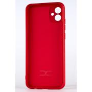 Силиконовый чехол SOFT Silicone Case для Samsung A04e (без лого) красный