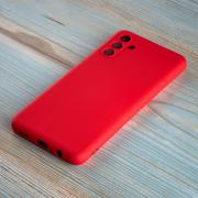 Силиконовый чехол SOFT Silicone Case для Samsung A04S (без лого) красный