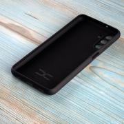 Силиконовый чехол SOFT Silicone Case для Samsung A04S (без лого) черный