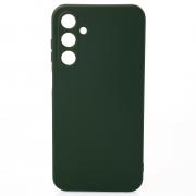 Силиконовый чехол SOFT Silicone Case для Samsung A15 (без лого) темно-зеленый