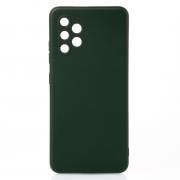 Силиконовый чехол SOFT Silicone Case для Samsung A32 4G (без лого) темно-зеленый